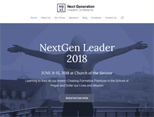 Tablet Screenshot of nextgenleader.net